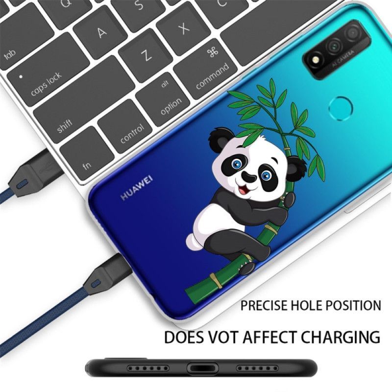 Kryt Na Huawei P Smart 2020 Průhledná Panda Na Bambusu