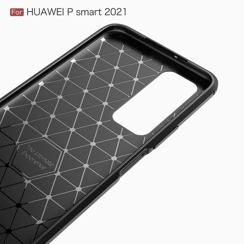 Kryt Na Huawei P Smart 2021 Kartáčované Uhlíkové Vlákno