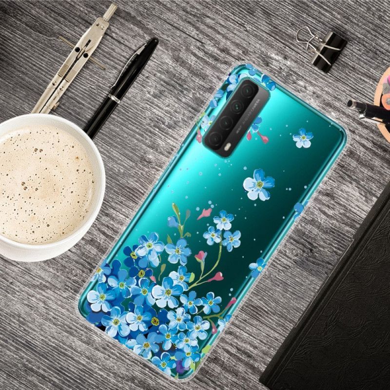 Kryt Na Huawei P Smart 2021 Kytice Modrých Květů