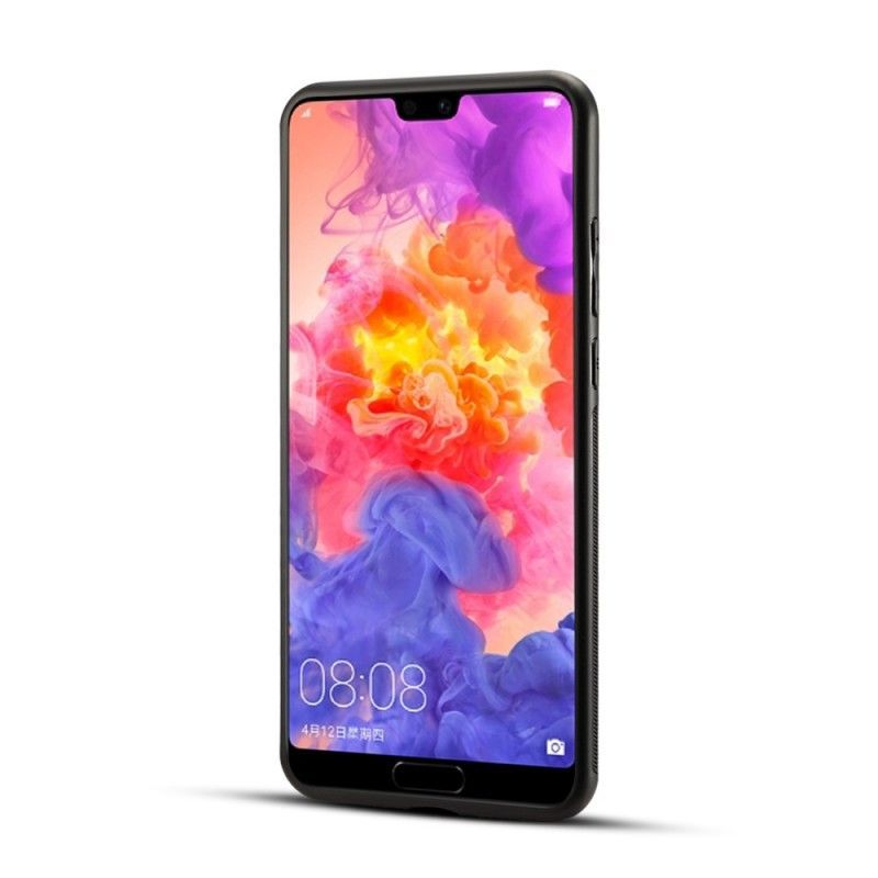 Kryt Na Huawei P20 Květiny Svobody Z Umělé Kůže