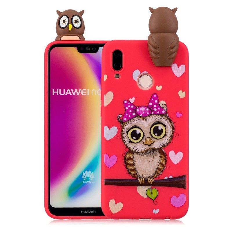 Kryt Na Huawei P20 Lite 3d Slečna Sova