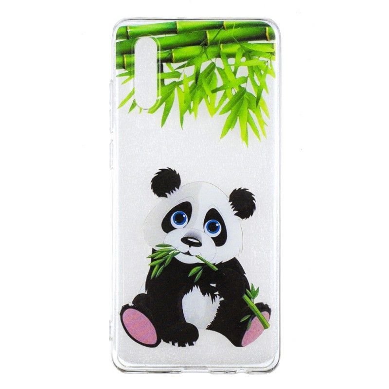 Kryt Na Huawei P30 Průhledná Panda Jíst