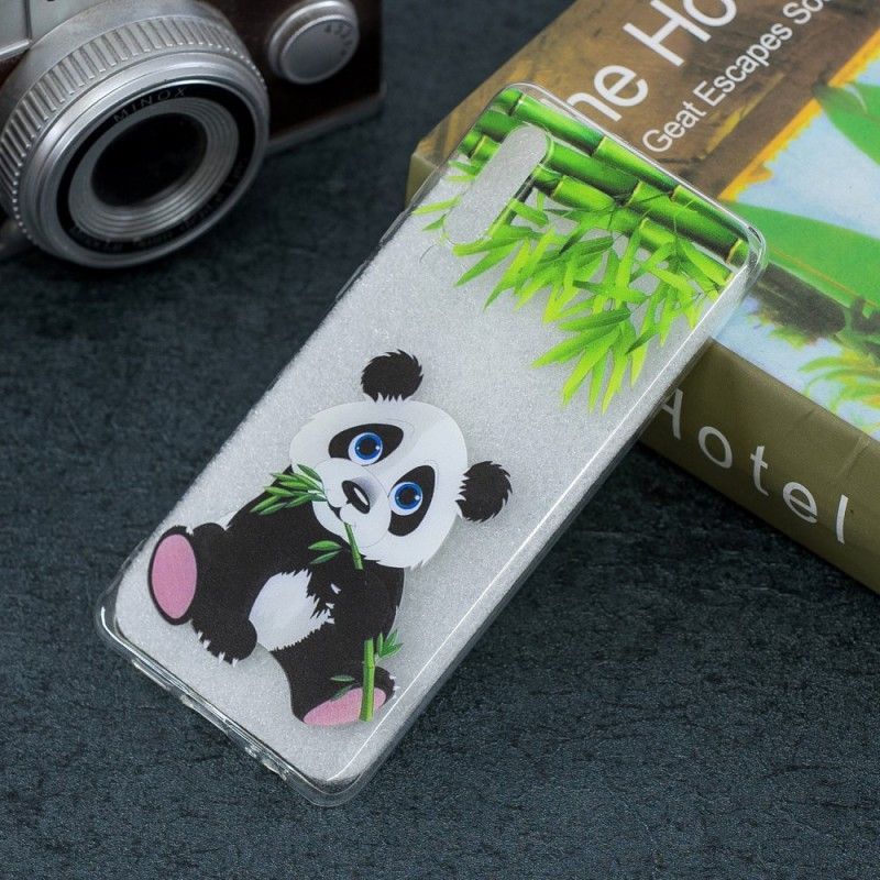 Kryt Na Huawei P30 Průhledná Panda Jíst