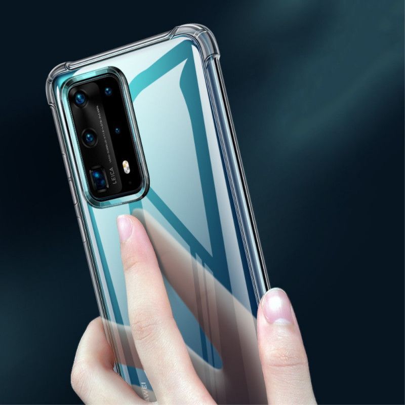 Kryt Na Huawei P40 Pro Průhledné Závětří Ochranné Polštáře