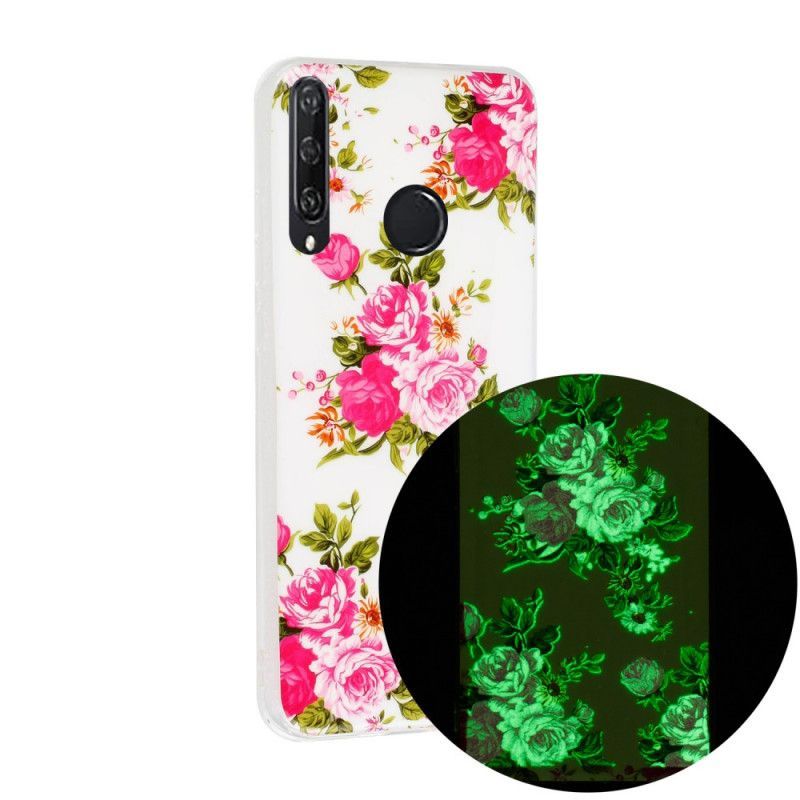 Kryt Na Huawei Y6p Fluorescenční Květiny Svobody