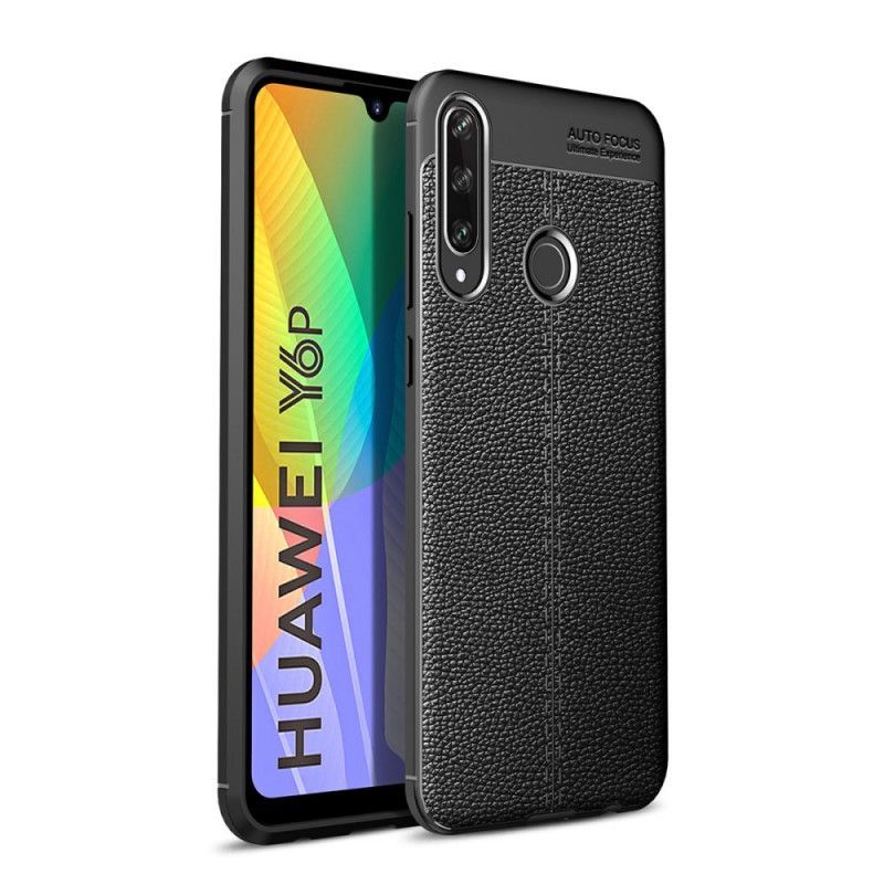 Kryt Na Huawei Y6p Litchi S Dvojitým Koženým Efektem