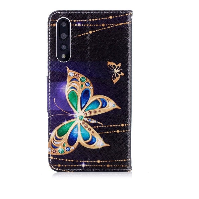 Peněženková Pouzdra Huawei P20 Pro Kouzelný Motýl