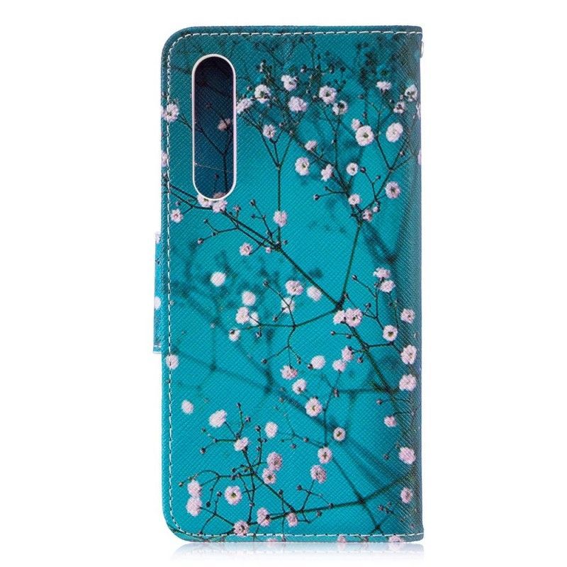 Peněženková Pouzdra Huawei P30 Kvetoucí Strom