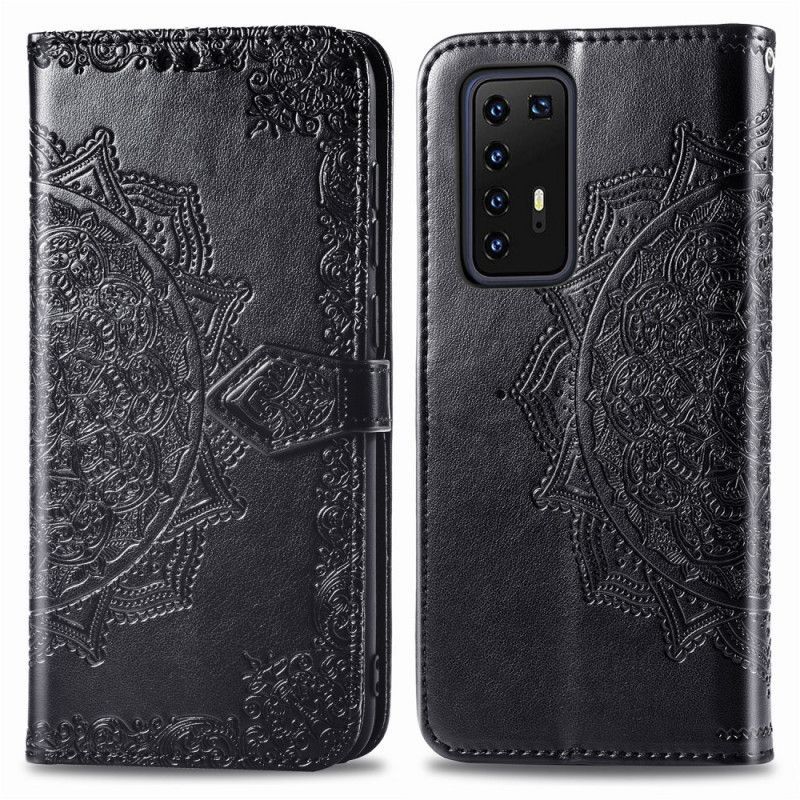 Peněženková Pouzdra Huawei P40 Pro Středověká Mandala