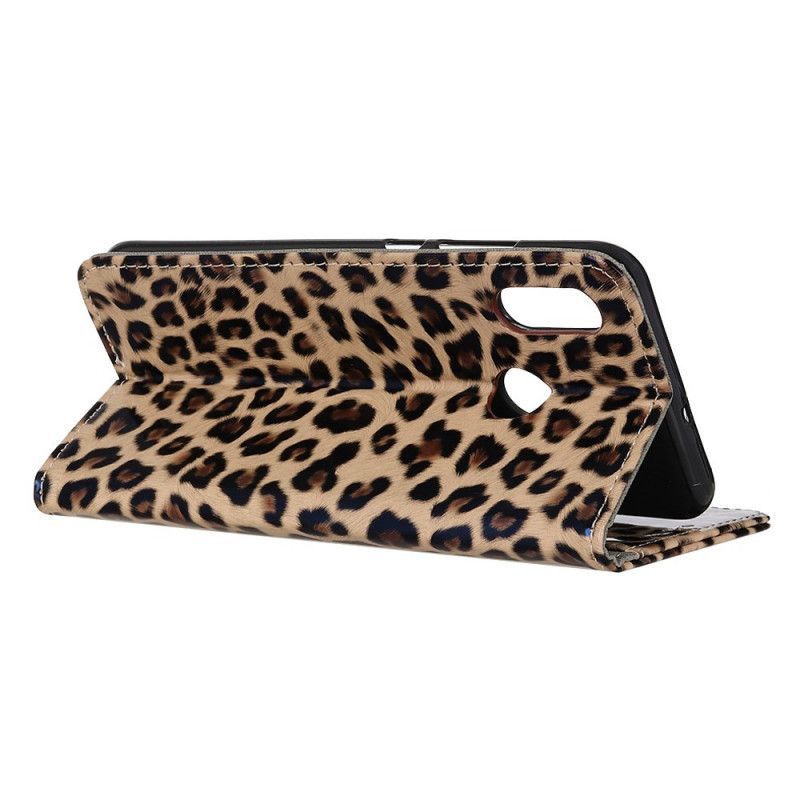 Peněženková Pouzdra Huawei Y6 2019 Leopard