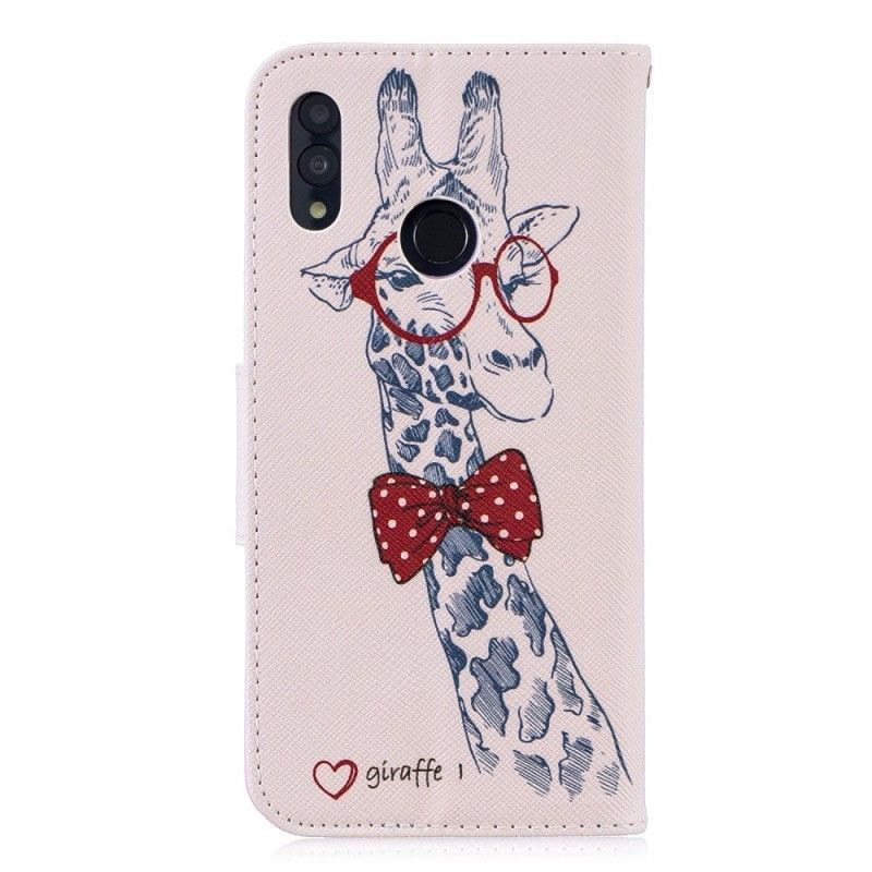 Pocta 10 Lite Cover Flipové Pouzdro Huawei P Smart 2019 Brainy Giraffe