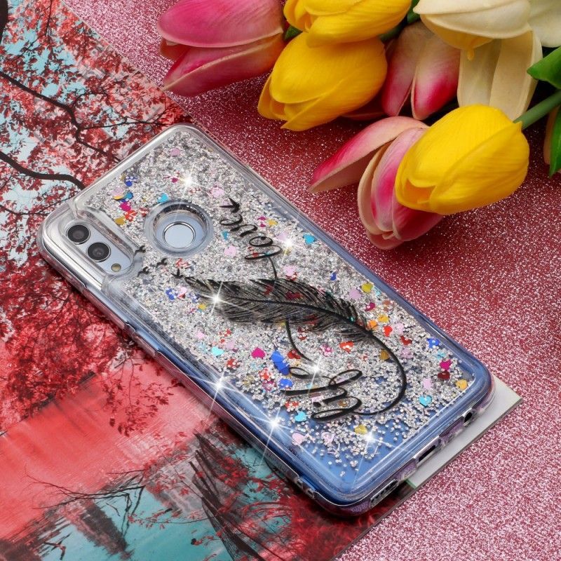 Pouzdro Honor 10 Lite / Kryt Huawei P Smart 2019 Life & Love Glitter