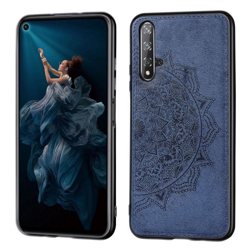 Pouzdro Honor 20 / Textura Látky Kryt Na Huawei Nova 5t A Mandala