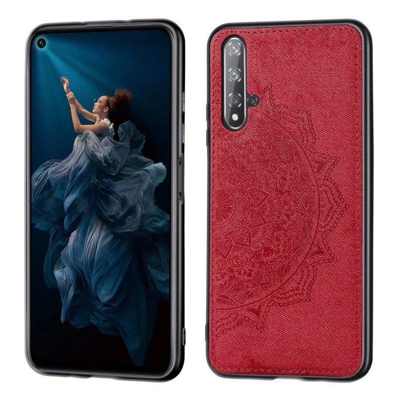 Pouzdro Honor 20 / Textura Látky Kryt Na Huawei Nova 5t A Mandala