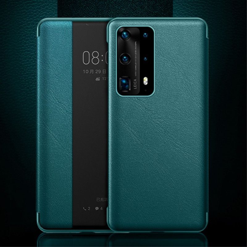 Zobrazit Obal Kryt Huawei P40 Kožený Efekt