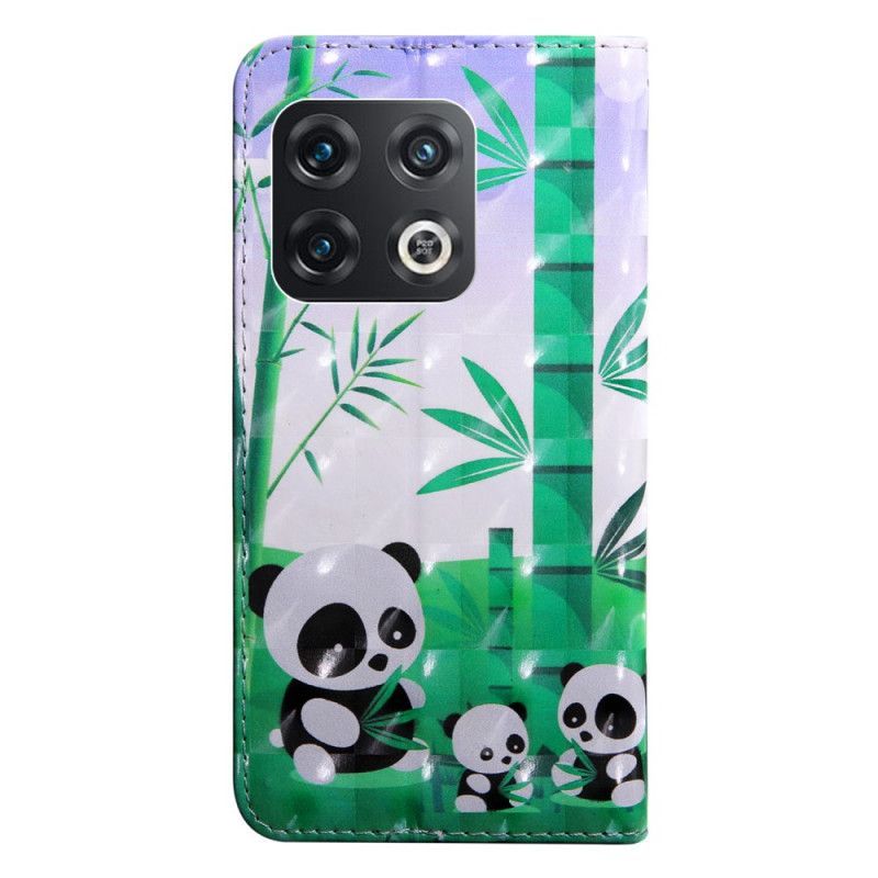 Kožené Pouzdro Na OnePlus 10 Pro 5G Na Lana Tanga Pandas