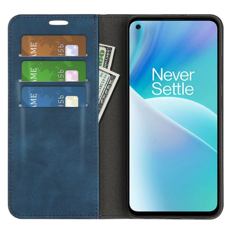 Kožené Pouzdro Na OnePlus Nord 2T 5G Skin Touch