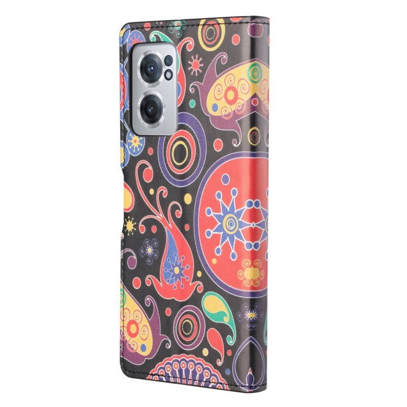 Kožené Pouzdro Na OnePlus Nord CE 2 5G Psychedelie