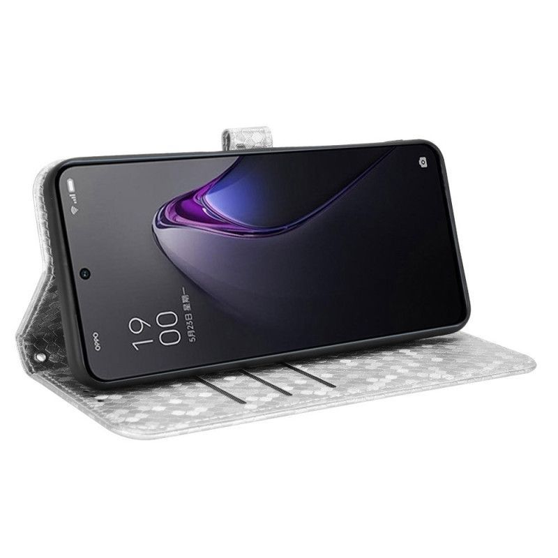 Kožené Pouzdro Na Oppo Reno 8 Na Lana 3d Strappy Design