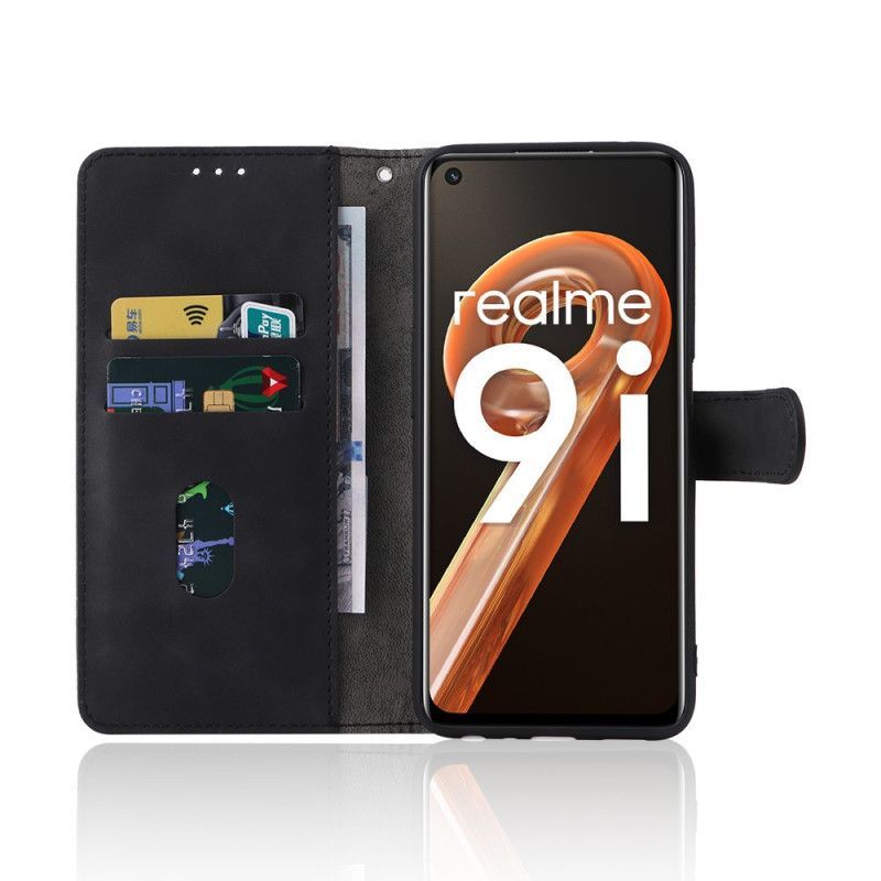 Kožené Pouzdro Na Realme 9i Šňůrka Z Měkké Kůže