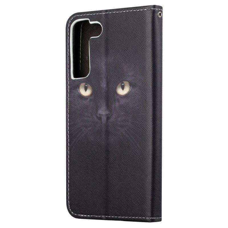 Kožené Pouzdro Na Samsung Galaxy S23 5G Na Lana Tanga Cat