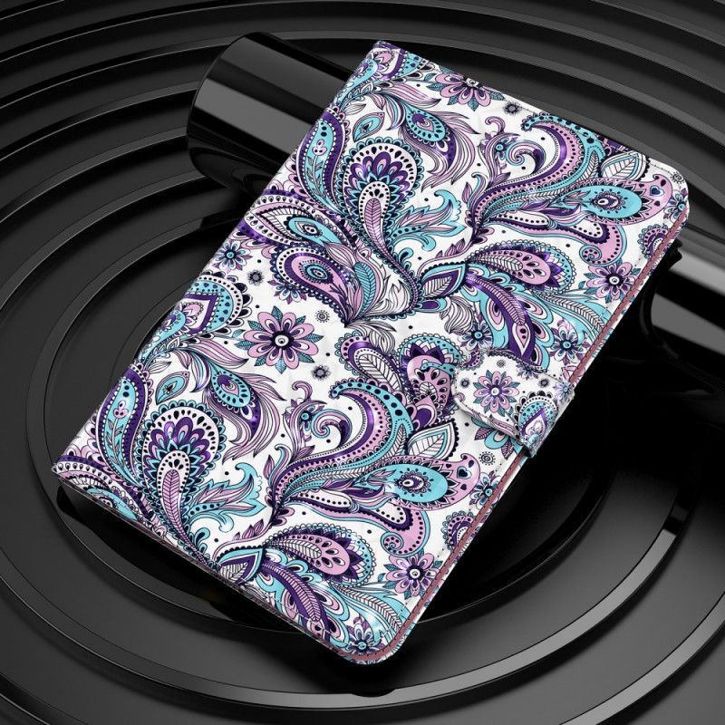 Kožené Pouzdro Na Samsung Galaxy Tab A8 (2021) Paisley