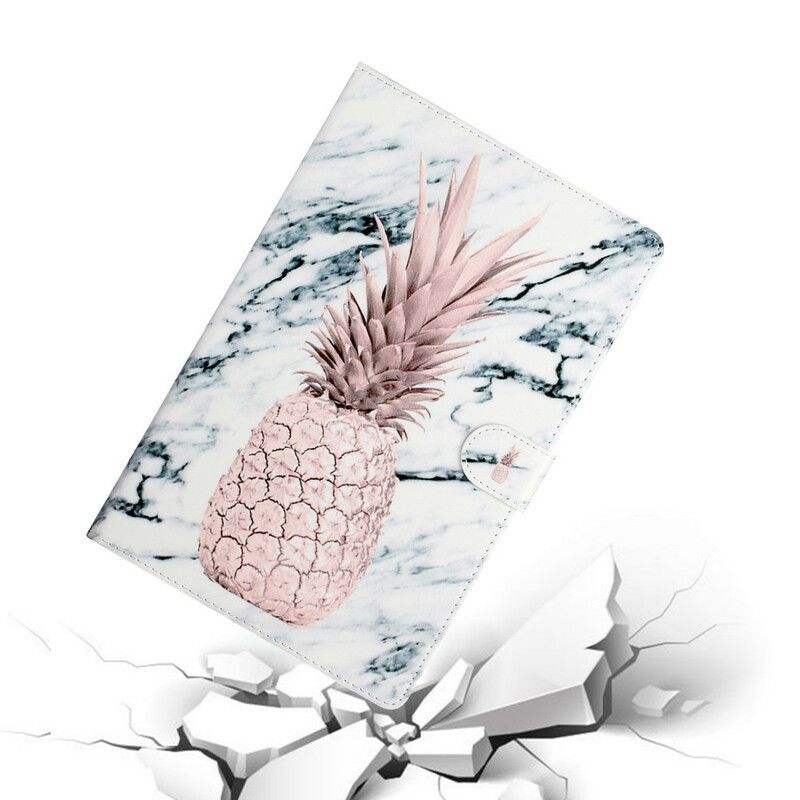 Kožené Pouzdro Na Samsung Galaxy Tab S8 Plus / Tab S7 Plus Ananas