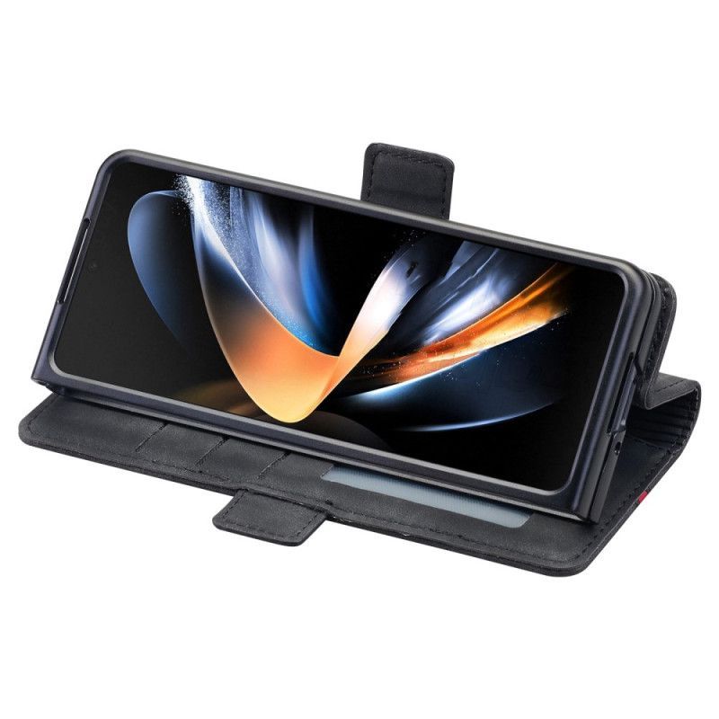 Kožené Pouzdro Na Samsung Galaxy Z Fold 4 Casedance Serie Waltz 001