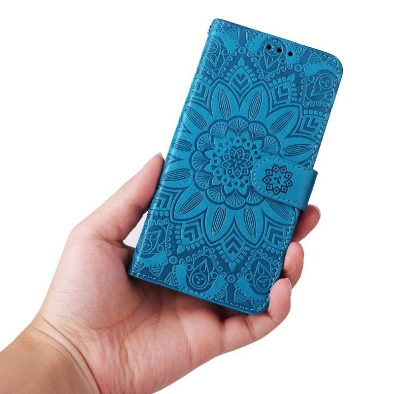 Kožené Pouzdro Na Xiaomi 13 Mandala Sun S Šňůrkou