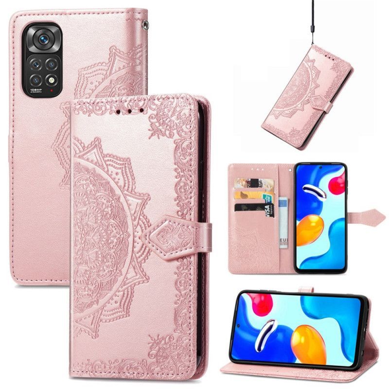 Kožené Pouzdro Na Xiaomi Redmi Note 11 / 11S Mandala Středověk