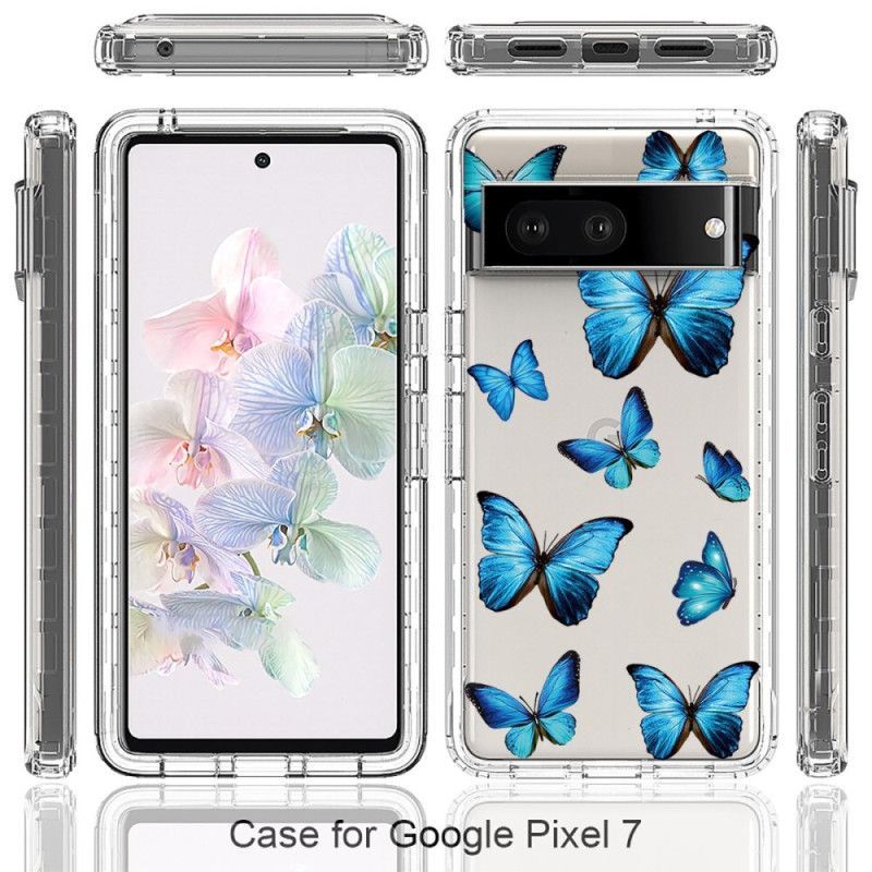 Kryt Na Google Pixel 7 Bezešvé Motýli