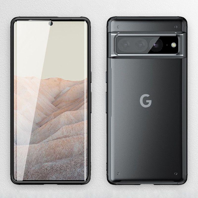 Kryt Na Google Pixel 7 Pro Průhledné Barevné Okraje