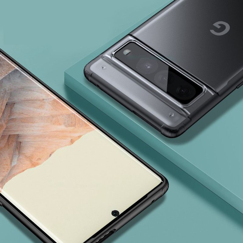 Kryt Na Google Pixel 7 Pro Průhledné Barevné Okraje