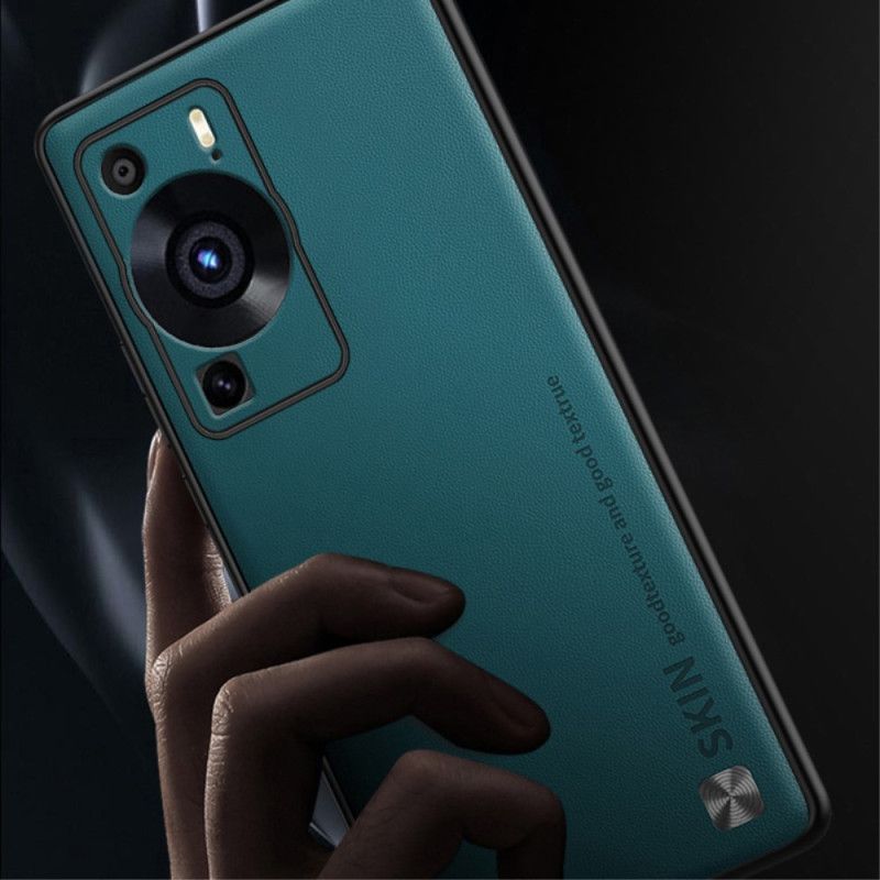 Kryt Na Huawei P60 Pro Kůže Z Umělé Kůže