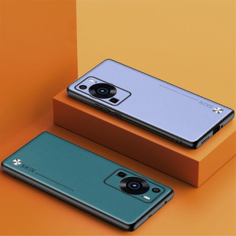 Kryt Na Huawei P60 Pro Kůže Z Umělé Kůže