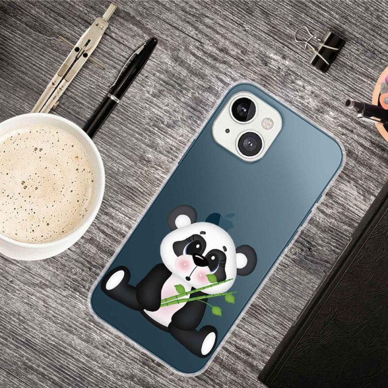 Kryt Na iPhone 14 Plus Bezproblémová Smutná Panda