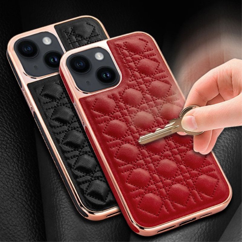 Kryt Na iPhone 14 Plus Kožený Efekt Vietao Couture