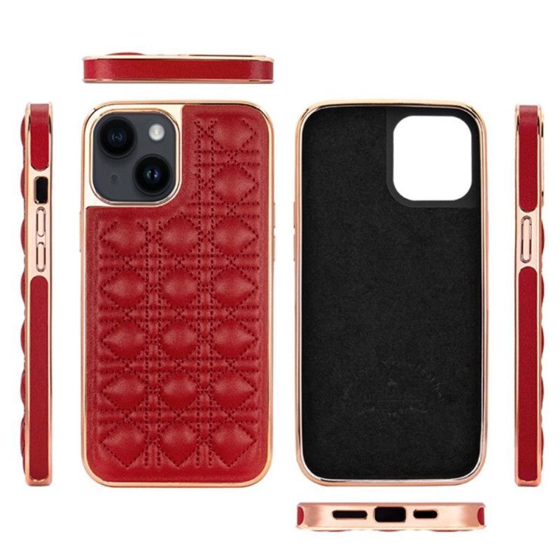 Kryt Na iPhone 14 Plus Kožený Efekt Vietao Couture