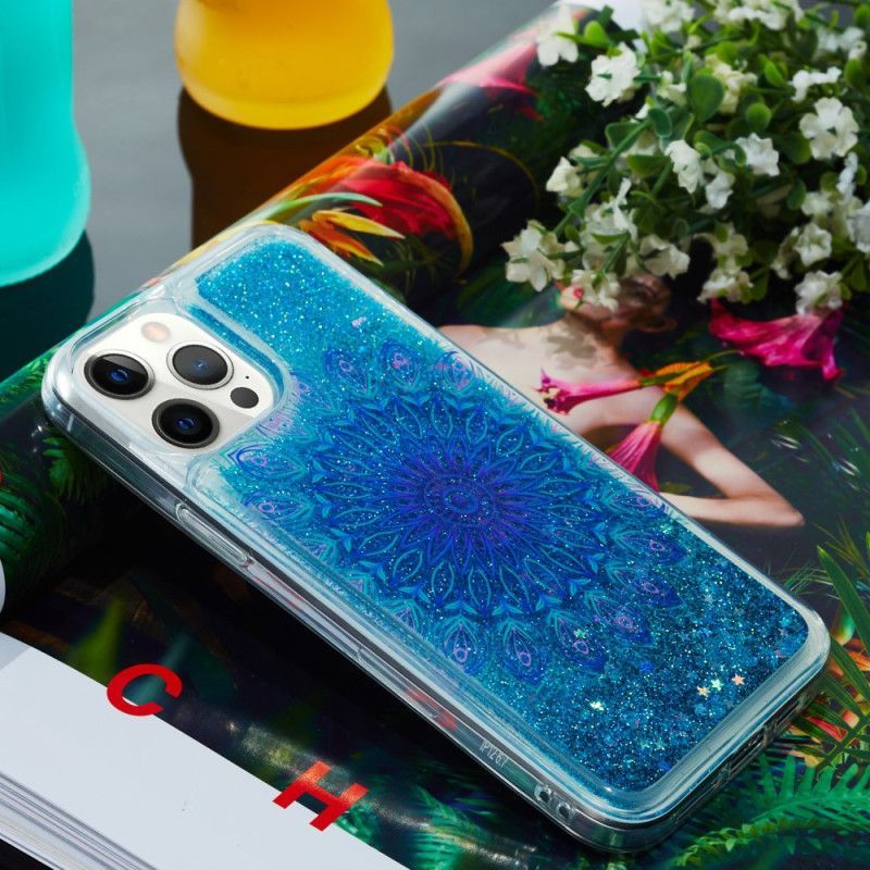 Kryt Na iPhone 15 Pro Mandala Glitter