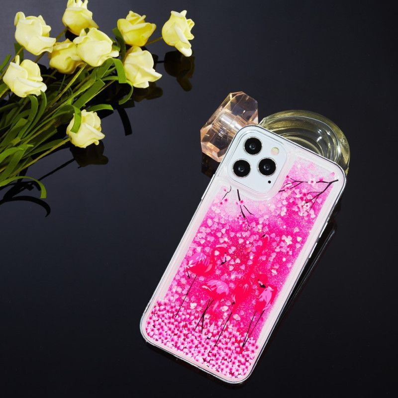 Kryt Na iPhone 15 Pro Max Flamingo Glitter