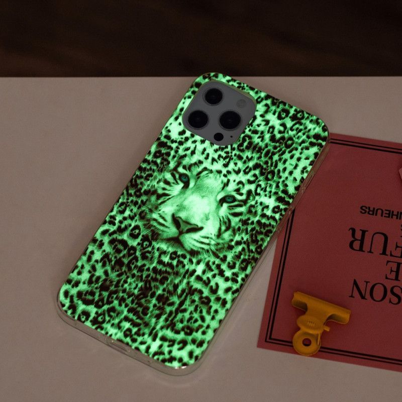 Kryt Na iPhone 15 Pro Max Fluorescenční Leopard