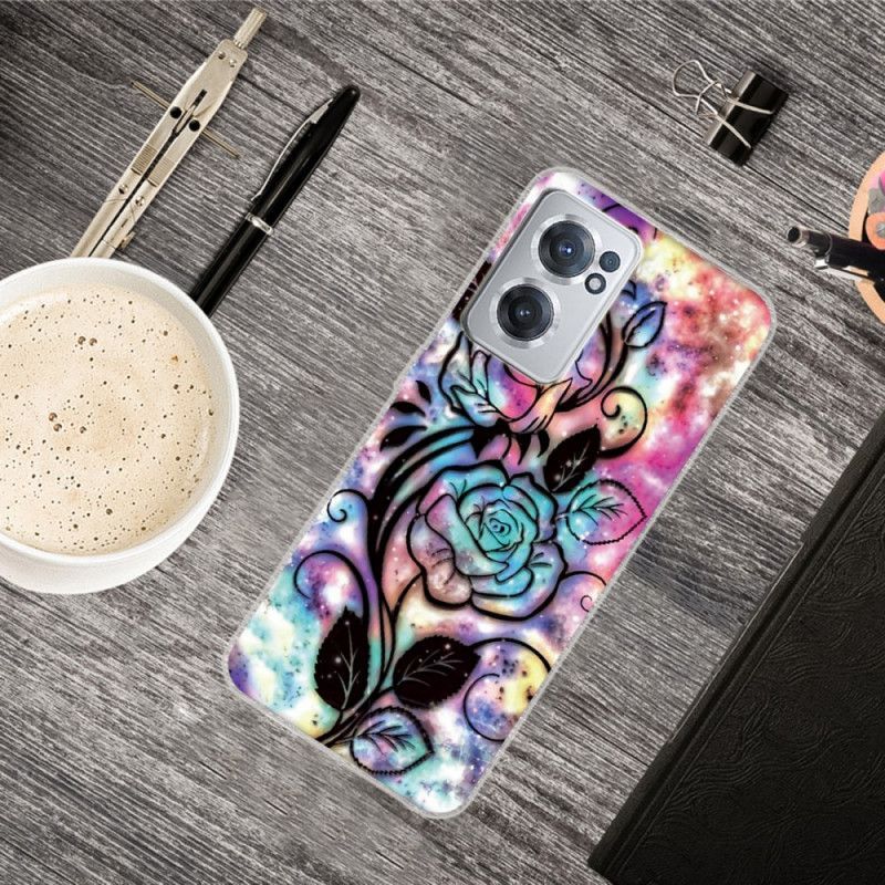 Kryt Na OnePlus Nord CE 2 5G Psychedelické Květiny