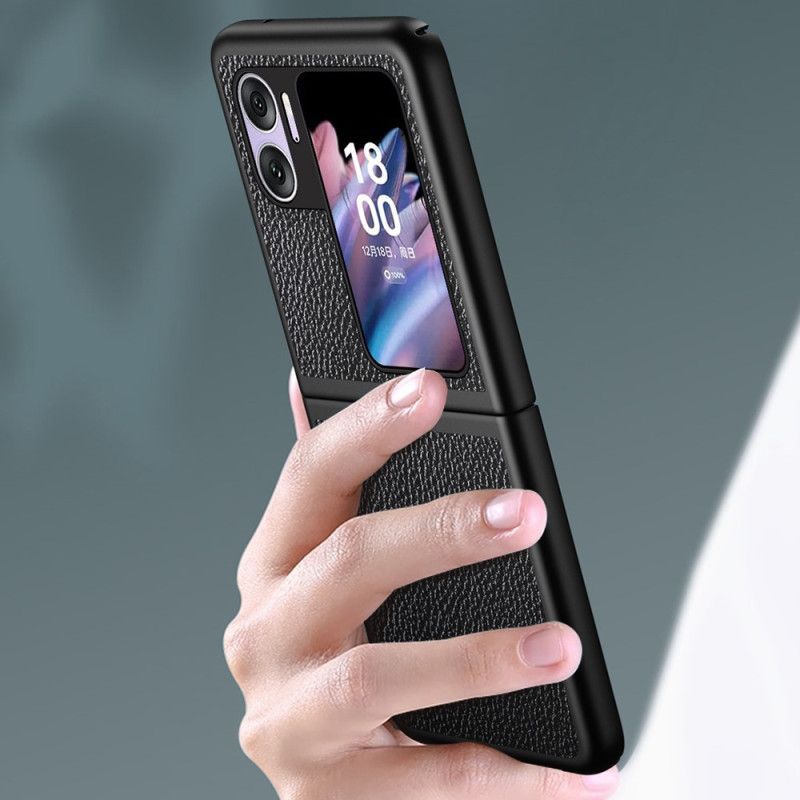 Kryt Na Oppo Find N2 Flip Flipové Pouzdro Umělá Kůže Liči