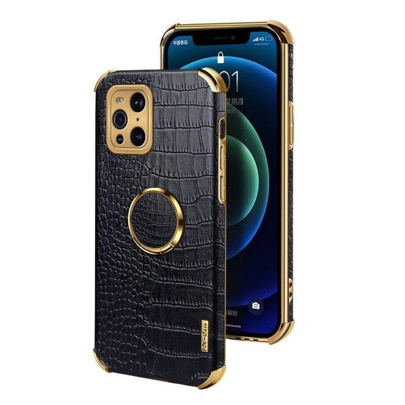 Kryt Na Oppo Find X3 Pro X-case Efekt Krokodýlí Kůže