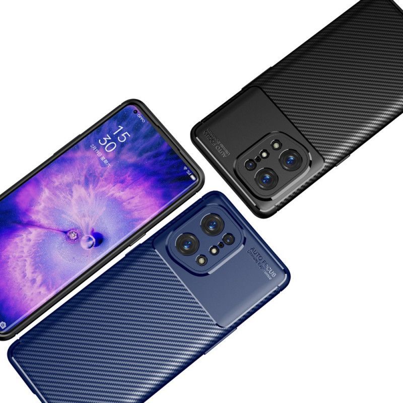 Kryt Na Oppo Find X5 Hadice Z Uhlíkových Vláken