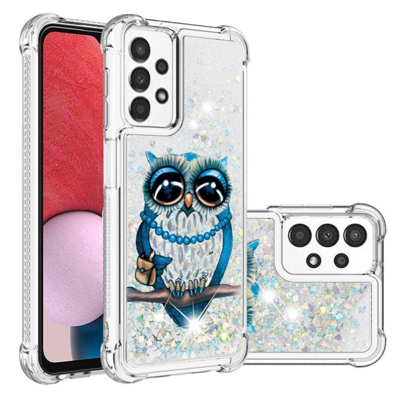 Kryt Na Samsung Galaxy A13 Slečna Owl Sequins