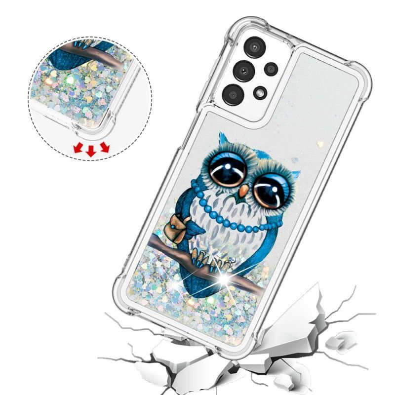 Kryt Na Samsung Galaxy A13 Slečna Owl Sequins