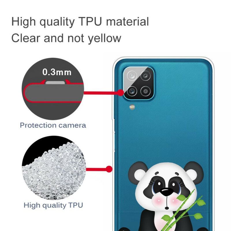 Kryt Na Samsung Galaxy M12 / A12 Bezproblémová Smutná Panda