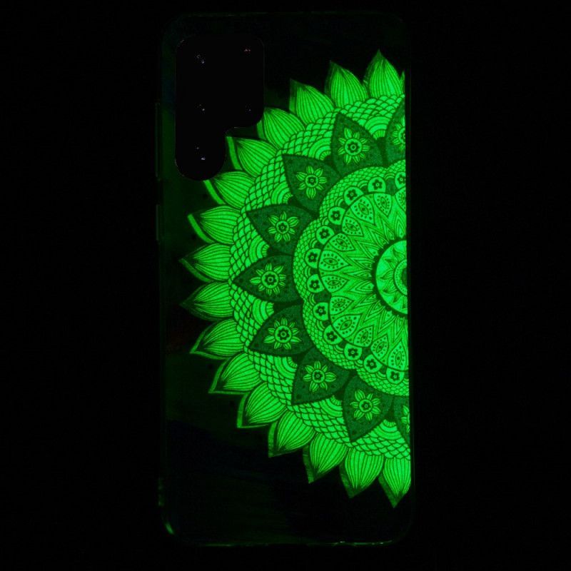 Kryt Na Samsung Galaxy S22 Ultra 5G Fluorescenční Květinová Řada