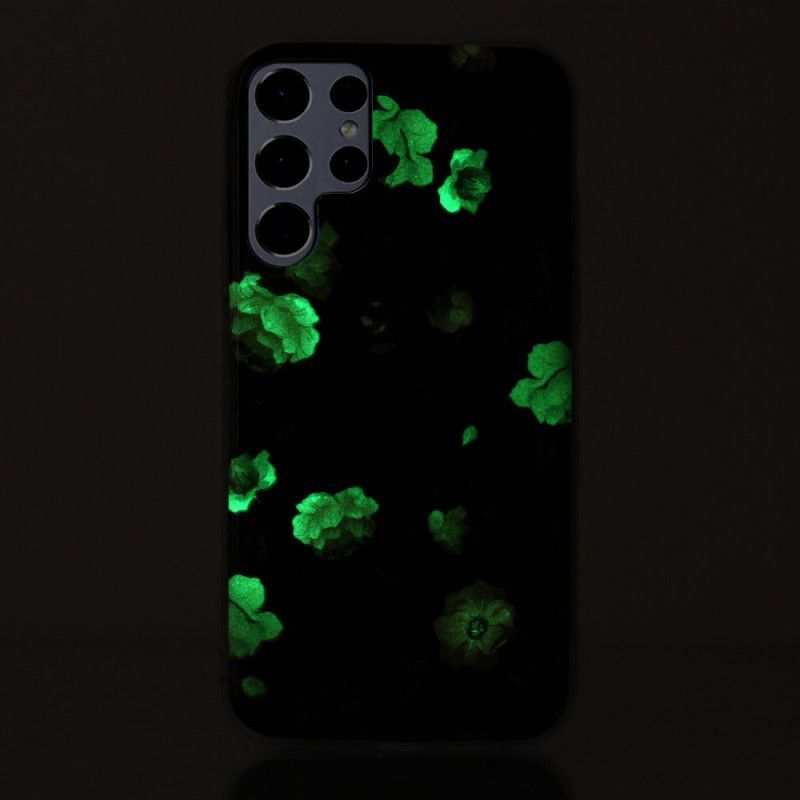 Kryt Na Samsung Galaxy S22 Ultra 5G Fluorescenční Liberty Květiny